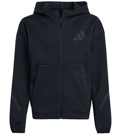 adidas Performance Cardigan - J Z.N.E.FZ - Black/Black adidas Performance Cardigan - J Z.N.E.FZ - Black/Black