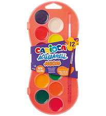 Carioca Watercolour Paint - 12 Colours - Neon Carioca Watercolour Paint - 12 Colours - Neon