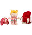 Lilliputiens Doll w. Bicycle seat - Baby Lena