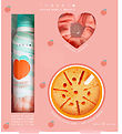 Inuwet Gift Set - Bath foam/Sponge/Scrunchie - Peach