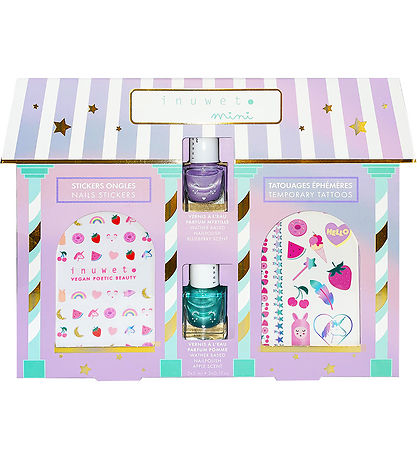 Inuwet Gift Set - My Little House - Blueberry/Apple