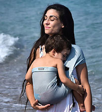 Mini Monkey Mini Baby Sling - Dusty Green