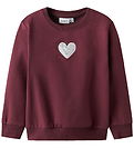 Name It Sweatshirt - NmfSakkina - Burgundy