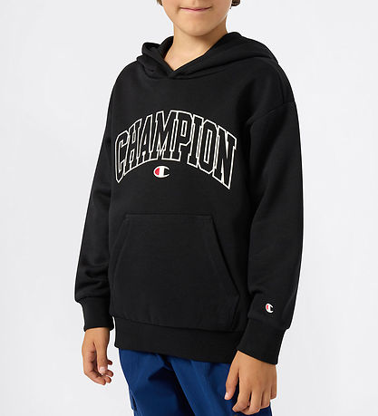 Champion Kapuzenpullover - Black Beauty m. Print