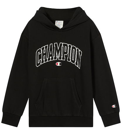 Champion Kapuzenpullover - Black Beauty m. Print