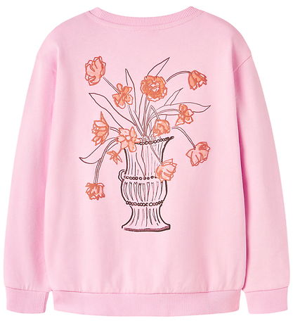 Name It Sweatshirt - NkfNaja - Sweet Träume m. Vase