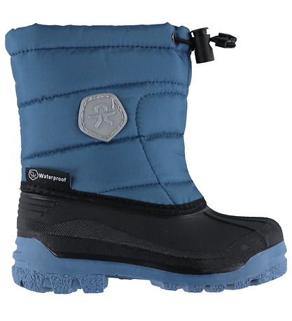 Color Kids Kuldaskór - Ull - Tex - Kórónu Blue