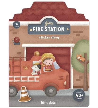 Little Dutch Buch m. Stickers - Blue