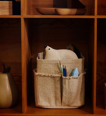 Ferm Living Geymslukarfa - Hokan - 18x18 cm - Natural