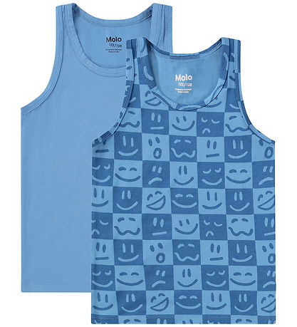 Molo Unterhemden - Jayden - 2er-Pack - Blue Vibes