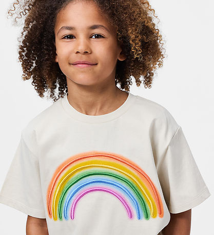 Molo T-shirt - Riley - Hazy Rainbow
