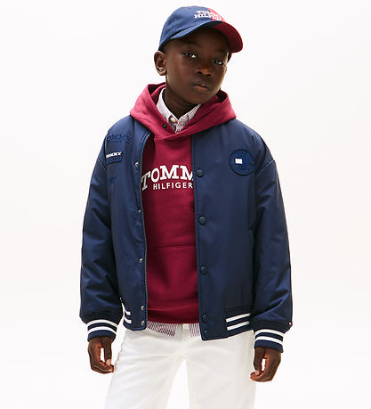 Tommy Hilfiger 봄버 재킷 - 다크 나이트 네이비 블루