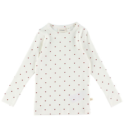 Lil' Atelier Blouse - NmfGago - Coconut Milk/Heart