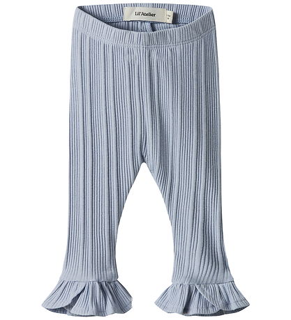 Leggings Lil' Atelier - Rib - NbfTansy - Zen Blue