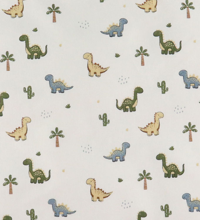 Nørgaard Madsens Sängkläder - Baby - Beige m. Dinosaurier