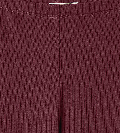 Fliink Leggings - Kenna - Rib - Burgundy