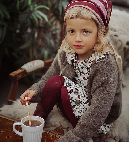 Fliink Leggings - Kenna - Rib - Burgundy