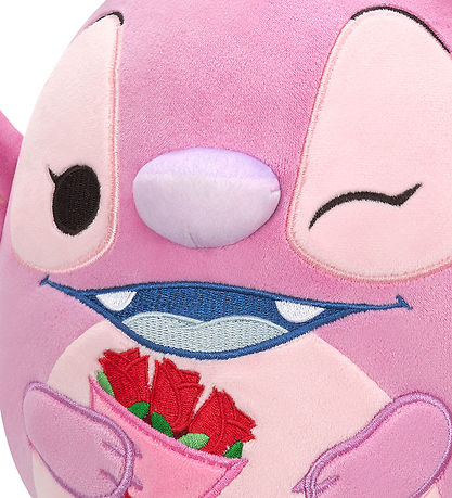 Squishmallows Peluche - 20 cm - Disney Angel av. Bouquet