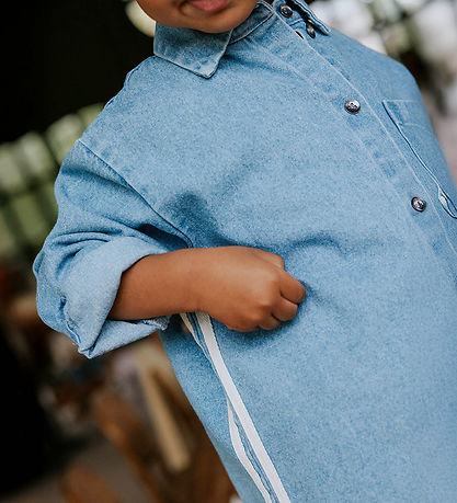 Fliink Shirt - Donny - Medium+ Denim Blue