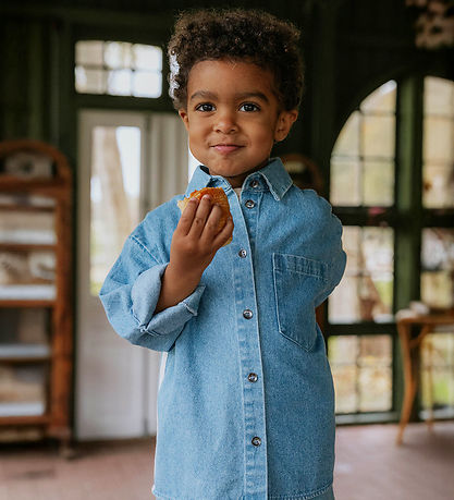 Fliink Shirt - Donny - Medium+ Denim Blue