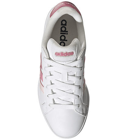 adidas Performance Chaussures - Grand Court 3.0 J - Ftwwht/Pnkfu