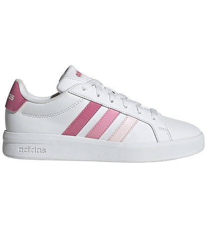 adidas Performance Chaussures - Grand Court 3.0 J - Ftwwht/Pnkfu