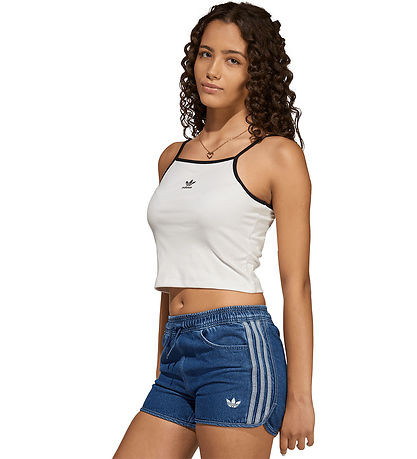 adidas Originals Top - Cropped - Cloud White w. Black