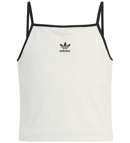 adidas Originals Top - Cropped - Cloud White w. Black