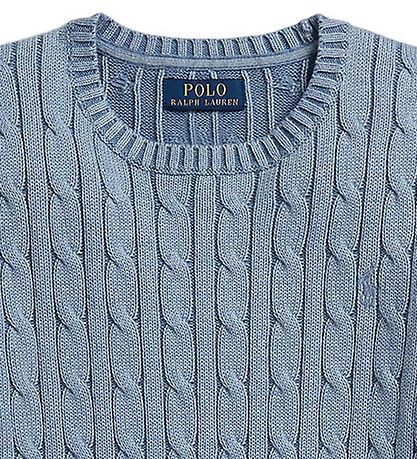 Polo Ralph Lauren Blouse - Knitted - Cable - Blue Heather