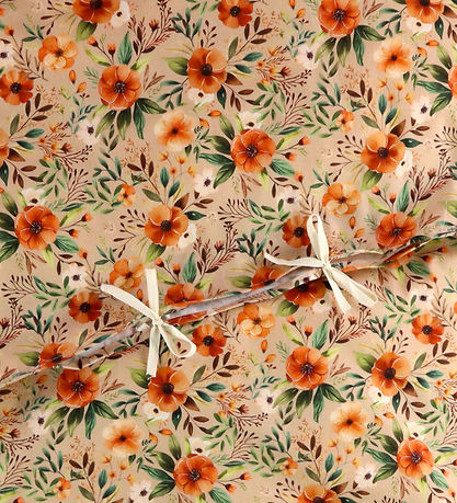 Nørgaard Madsens Vuodevaatteet - Aikuinen - Beige M. Kukat