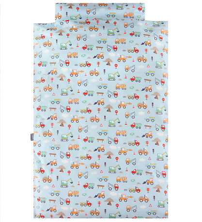 Nørgaard Madsens Bedding - Junior - Light Blue w. Machines