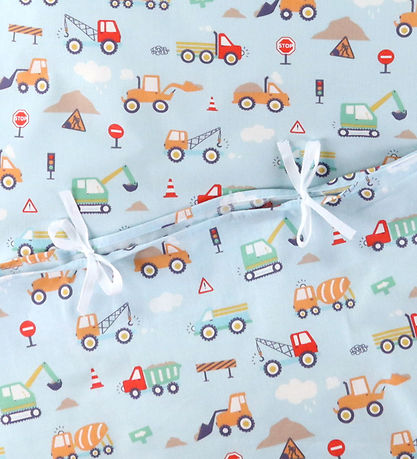 Nørgaard Madsens Bedding - Junior - Light Blue w. Machines