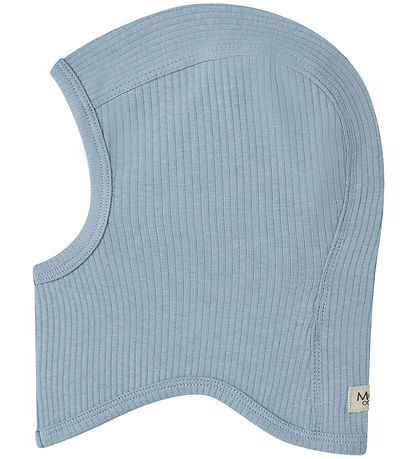 MarMar Balaclava - Rib - Cotton/Modal - Single Layer - Blue Iris