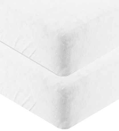 Sebra Bed Sheet - 2-Pack - Junior - 70x160 cm - White