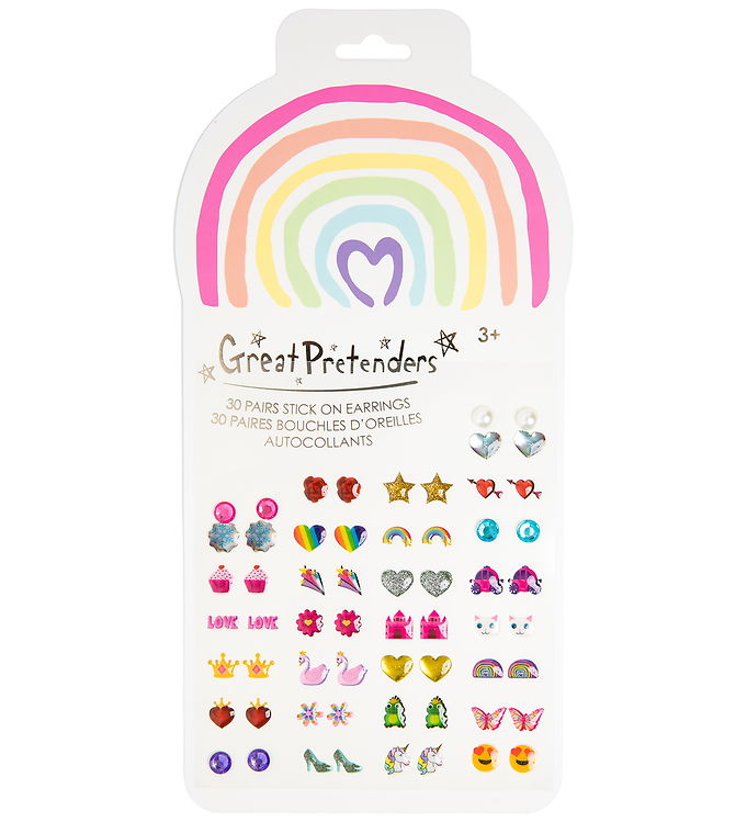 Great Pretenders Ãrhängen - Självhäftande - 30 st. - Rainbow Lov