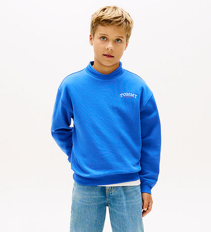 Tommy Hilfiger Sweatshirt - Monotype-Grafik - Empire Blue