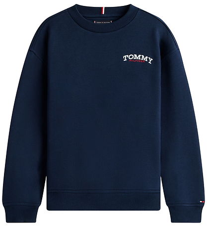 Tommy Hilfiger Peysa - Einnota grafík - Dark Nótt Dökkblátt