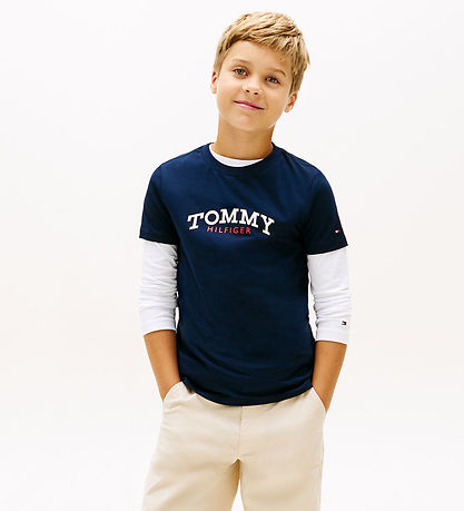 Tommy Hilfiger T-Shirt - Monogramm-Grafik - Dark Nacht Navy