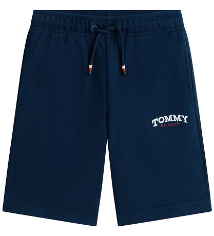 Tommy Hilfiger Shorts en Molleton - Graphique Momotype - Dark Nu