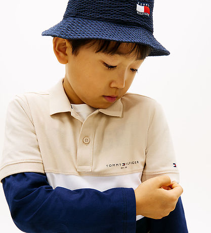 Tommy Hilfiger Polo - Mini Corp - Classic+ Beige Colourblock