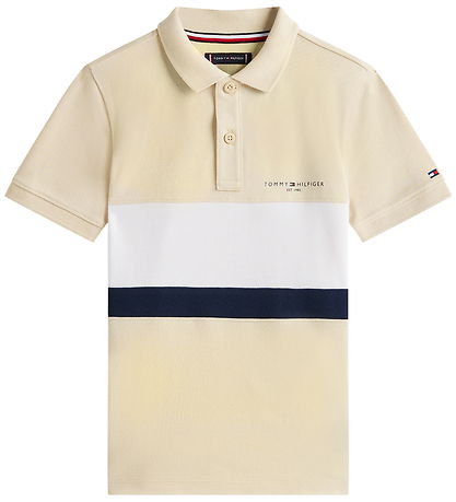 Tommy Hilfiger Polo - Mini Corp - Classic+ Beige Colourblock