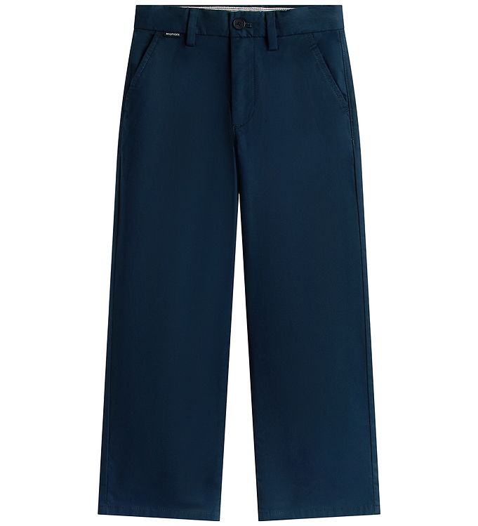 Tommy Hilfiger Byxor - Baggy Chino - Dark Natt Marinblå