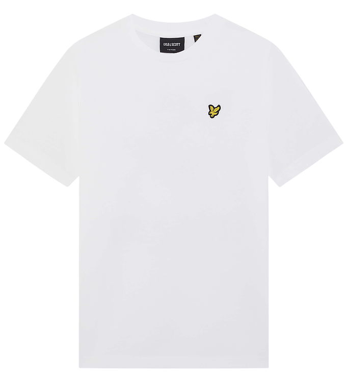 Lyle & Scott T-shirt - Vit m. Tryck