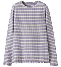 Name It Blouse - NkfVemma - Lavender Gray/Lilac Marble