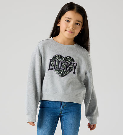 Name It Sweatshirt - Kurz - NkfBima - Grey Melange