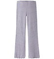 Name It Leggings - Rib - Flare - NkfVemma - Lavender Gray/Lilac