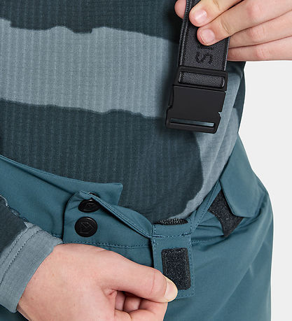 Didriksons Ski Pants w. Suspenders - Dacite - Star Blue