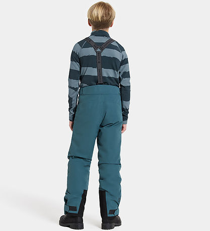 Didriksons Ski Pants w. Suspenders - Dacite - Star Blue