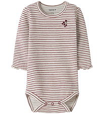 Name It Bodysuit l/s - NmfBripa - Oxblood Red