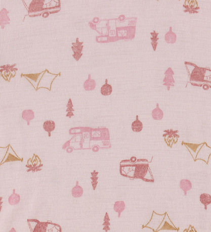 Joha Bodysuit Sleeveless - Wool - Pink